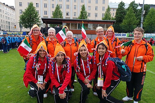 Representantes de Holanda y México en un encuentro de la disciplina