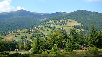 Paisaje panorámico de la región histórica de Transilvania
