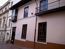 Casa donde nació Rafael Pombo en Bogotá
