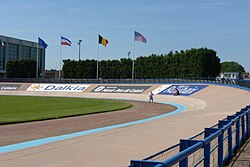 Vista general del Velódromo de Roubaix