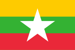 Bandera de Birmania