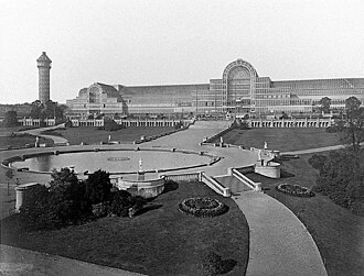 The Crystal Palace en Sydenham, Londres, en 1854.