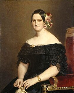 Retrato de María Cristina de Borbón-Dos Sicilias