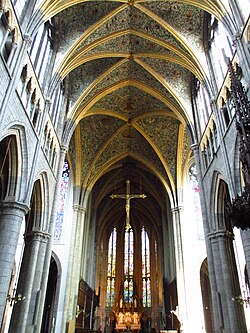 Vista interior de la nave central