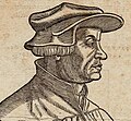 Ulrico Zwinglio en un grabado de Hans Asper de 1531