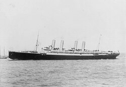 El transatlántico SS Kaiser Wilhelm der Grosse, un barco de vapor.