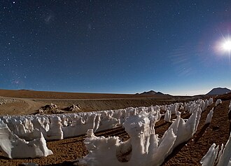 Penitentes de hielo