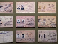 Identificaciones de refugiados españoles