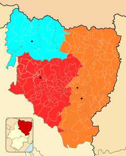 División eclesiástica de la provincia de Huesca