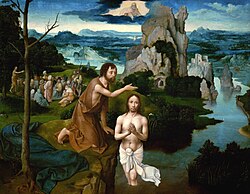 Bautismo de Cristo de Joaquín Patinir