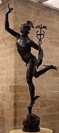 Escultura de Mercurio por Giambologna