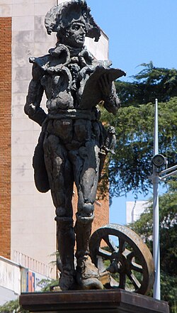 Monumento a Manuel Godoy en Badajoz.
