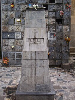 Tumba de Rafael Pombo