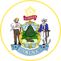 Bandera oficial del estado de Maine