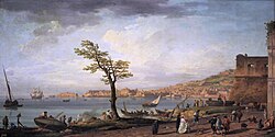 Vista de Nápoles por Joseph Vernet