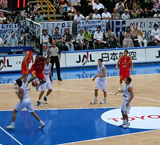 Mate de España ante Grecia en la final celebrada en el Saitama Super Arena