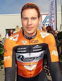 Retrato del ciclista Barry Markus