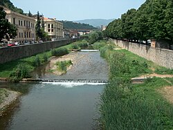 Vista del río Busento en Cosenza