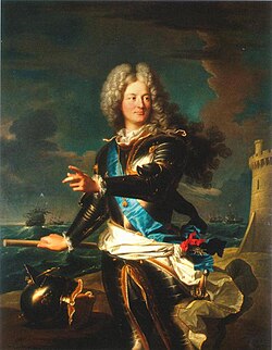 Retrato del conde de Toulouse por Hyacinthe Rigaud