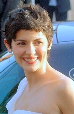 Retrato de la actriz francesa Audrey Tautou.