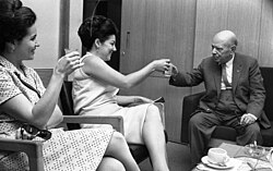 Casals durante una visita a Israel en 1969