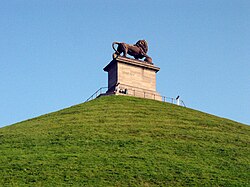 Estatua del león en Waterloo