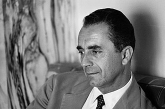 Fotografía de Michelangelo Antonioni tomada en el año 1961
