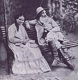 Camille Pissarro y su esposa Julie Vellay