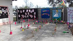 Fiesta de la familia en un jardín de infantes