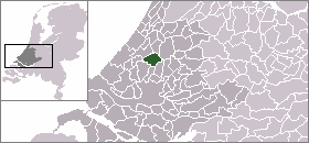 Mapa de ubicación de Zoetermeer