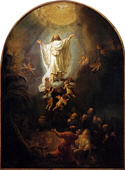 La Ascensión, pintura al óleo de Rembrandt de 1636
