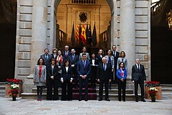 Consejo de Ministros celebrado en la Llotja de Mar de Barcelona