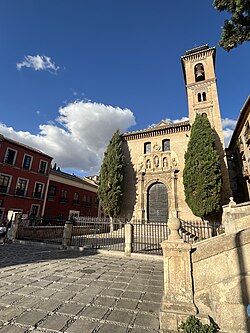 Inicio del embovedado junto a la iglesia de San Gil y Santa Ana