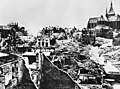 Daños causados por los bombardeos en Rostock