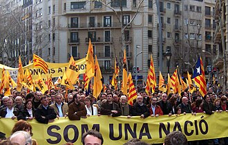 Manifestación en Barcelona en 2006