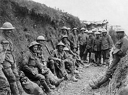 Infantería irlandesa en la batalla de Somme, Primera Guerra Mundial