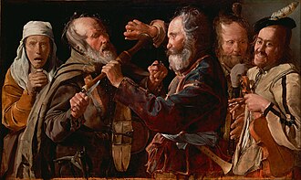 Riña de músicos de Georges de La Tour