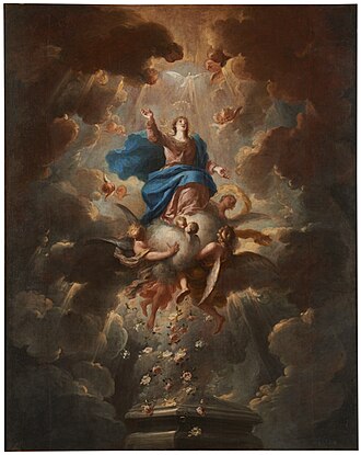 Representación artística de la Asunción de la Virgen