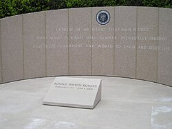 Tumba del presidente Ronald Reagan