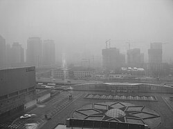 Contaminación atmosférica en Pekín
