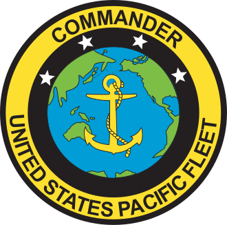 Insignia y emblema institucional de la Flota del Pacífico de los Estados Unidos.