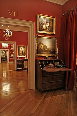 Salas dedicadas a los costumbristas andaluces en el Museo del Romanticismo de Madrid.