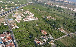 Vista aérea de la Huerta