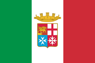 Pabellón naval de Italia