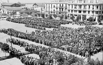 Registro de los judíos de Salónica por las autoridades nazis en julio de 1942.