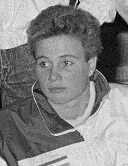 Ingrid Haringa en su etapa como deportista
