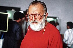 Fotografía de retrato de Sergio Leone