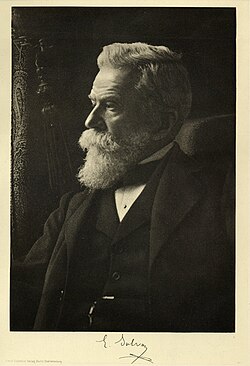 Ernest Solvay, químico belga que patentó un método industrial mejorado