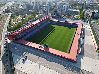 Vista aérea del Estadi Johan Cruyff