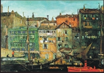 Kaia, pintura al óleo de Ricardo Baroja